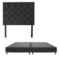 thumbnail image 1 of Box Base Cama King Size + Cabecera Dubai Negro, 1 of 7