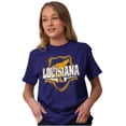 thumbnail image 4 of Louisiana LA Pride Gameday Spirit Men's Graphic T Shirt Tees Brisco Brands L, 4 of 6
