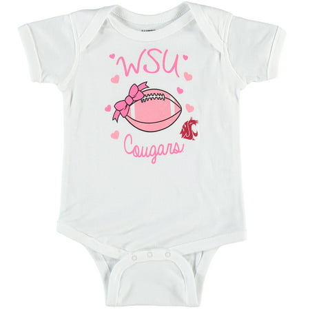Washington State Cougars Girls Infant Sunday Best Bodysuit - (Megan Washington Sunday Best)
