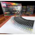 thumbnail image 3 of 25 Dual Tip Bonus Pack - Watercolor Brush Penswith Real Bristle Brushes and Fine Tips combined in Each Brush Pen plus a Premium Water Brush by ArtShip Design, 3 of 9