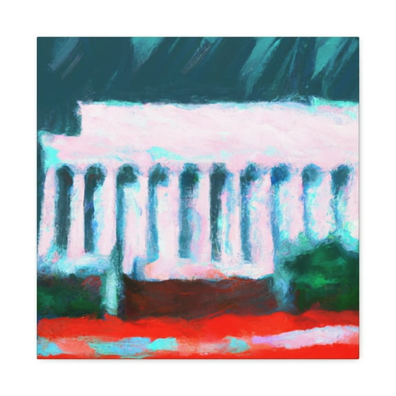 Lincoln Memorial Impressionist - Canvas