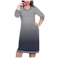thumbnail image 1 of Birdeem Robe Blazer à Manches Longues Col Rond Couleur Unie pour Femmes, 1 of 1