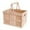 Coffee, variant on Outdoor Picnic Basket, Portable Shopping Basket for Vegetables, Fruits, and Spring Outings, Foldable Storage Basket for Supermarket or Picnic Use