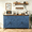 Blue, variant on Frmobepts 63"W Kitchen Sideboard Credenza, 4-Doors 3-Drawer Wood Buffet Storage Cabinet with Adjustable Shelves for Dining Room, Cherry