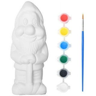 2 Pcs Gnomes to Paint Yourself Ceramic Christmas to Paint Naughty Unpainted  Gnomes Paint Your Own Statues DIY Paintable Figurines Wizard Gnome for  Garden Lawn Yard Outdoor Decoration Christmas Favors - Yahoo Shopping