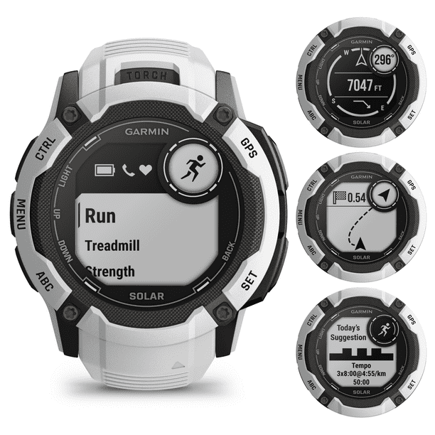 GARMIN INSTINCT 2X DUAL POWER ホワイト Amazon.com: Garmin Instinct 2X Solar, Rugged GPS Smartwatch, Built