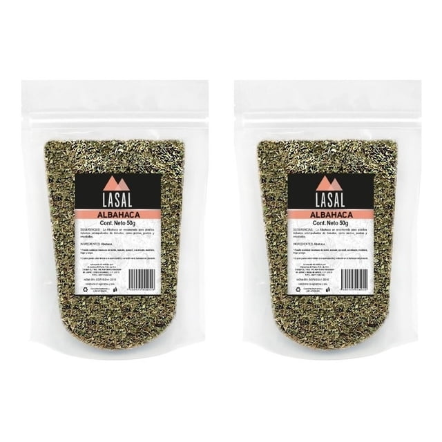 Albahaca 50 Gramos 2 Piezas