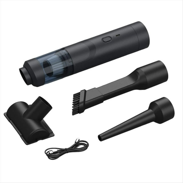 Aspiradora Inalámbrica para Coche de 19000 Pa, Potente Aspiradora 4 en 1, Portátil, Inalámbrica (Algunos Accesorios Son Negros), Recargable.