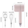 thumbnail image 3 of Batidor de huevos eléctrico Billuyoard Mezclador inalámbrico recargable Batidora ajustable Rosa, 3 of 6