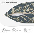 thumbnail image 5 of ZNDUO Watercolour Plant Branches Throw Pillows, Throw Pillows for Couch-Indoor Decorative Pillows,18"x18", 5 of 8
