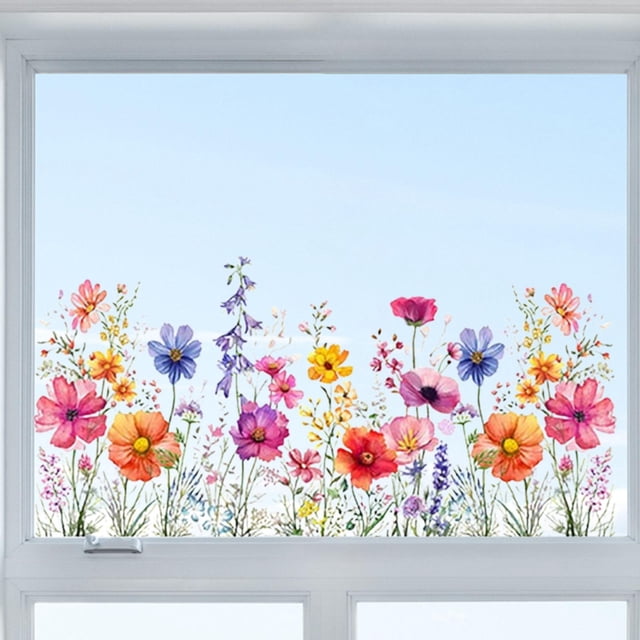 Pegatinas de Pared con Flores perfecl Papel Tapiz de PVC Decoración Moderna para Interiores Mural Artístico