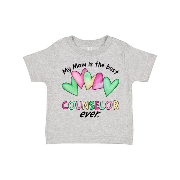 Inktastic My Mom is the Best Counselor Ever Boys or Girls Toddler T-Shirt