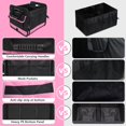 thumbnail image 2 of Organizador de cajuela para auto AOPHY 95 L impermeable rosa, 2 of 6