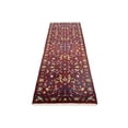 thumbnail image 3 of Maroon Red Floral 3X8 Chobi Serapi Oriental Rug, 3 of 11