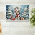 thumbnail image 2 of Merry Christmas Shetland Sheepdog Enjoys Woofmas Winter Xmas Holiday Horizontal Matte Canvas Poster Sheltie Dog Lover Gifts Wall Art Home Decor - 02022, 2 of 5