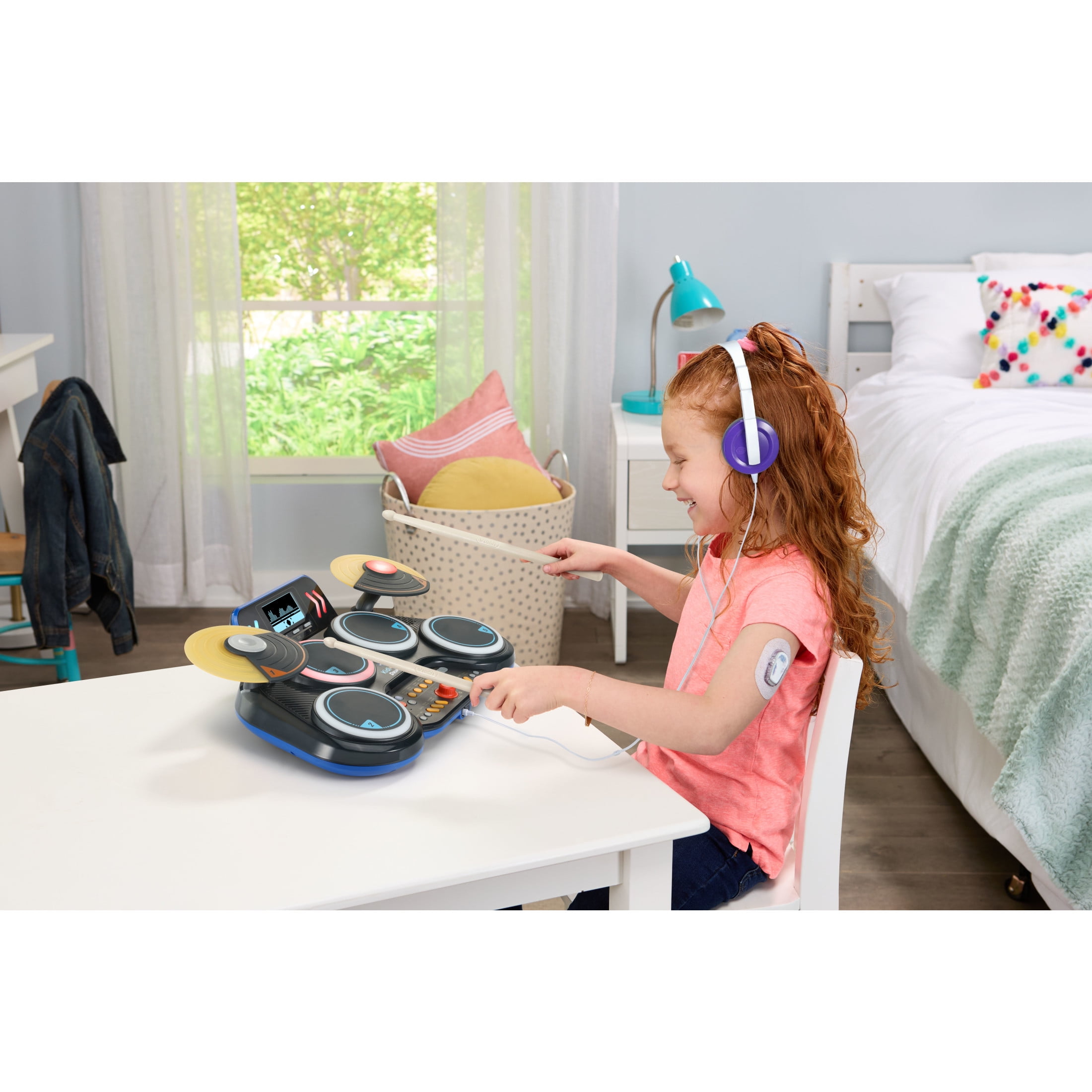 VTech Kidi Star Drum Pad with Accessories, Baby and Toddler Toys