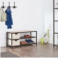 thumbnail image 3 of 5 Pieces Coat Rack, Wall Mounted Coat Hook, Retro Double Coat Hook for Bathroom Kitchen Coat Rack (Black), 3 of 5