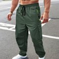 thumbnail image 2 of Men’s Loose Straight Sweatpants Casual Sports Trendy Everyday Bottoms, 2 of 6