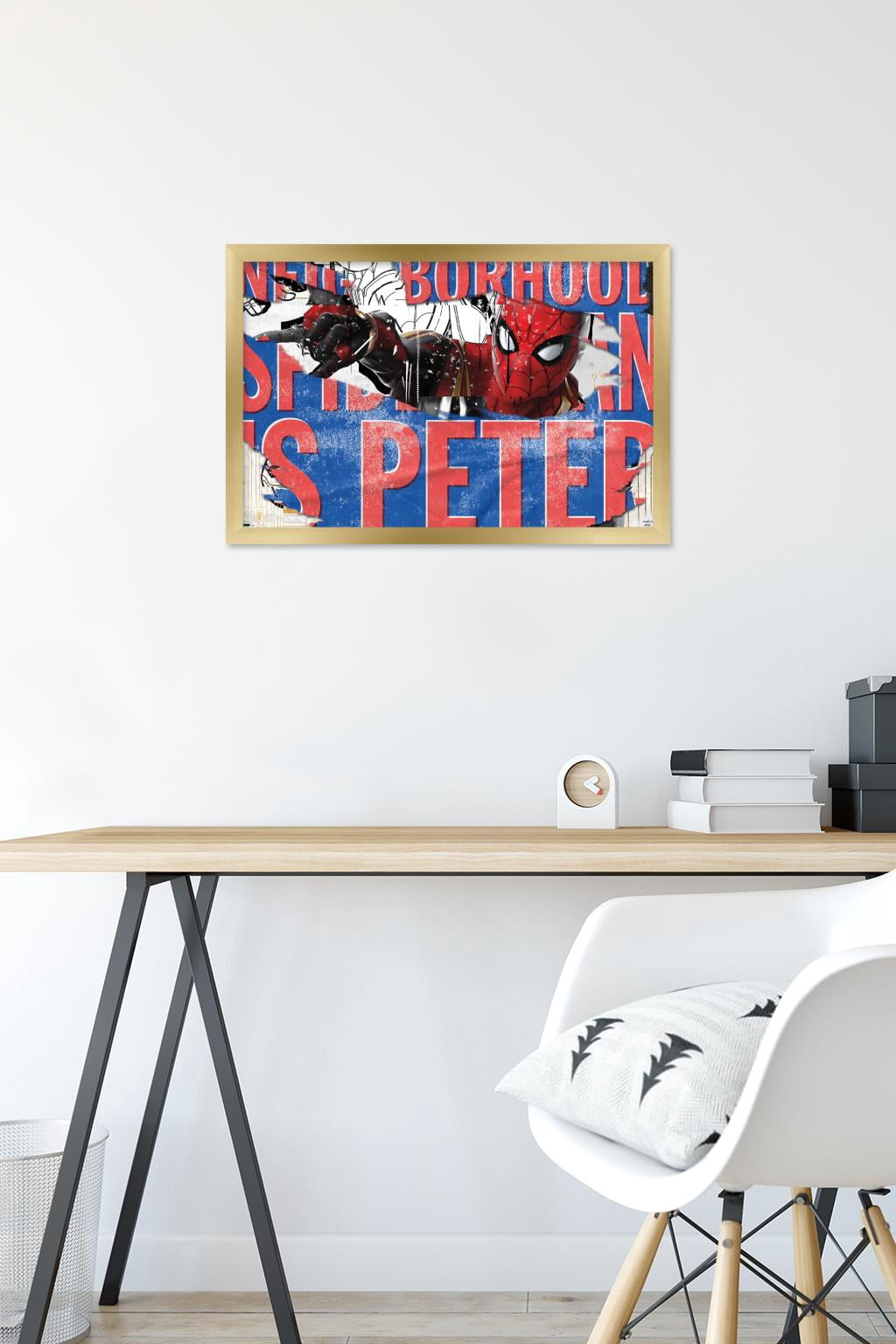 Marvel Spider-Man: No Way Home - Web-Shooter Wall Poster, 14.725" x 22.375" Framed