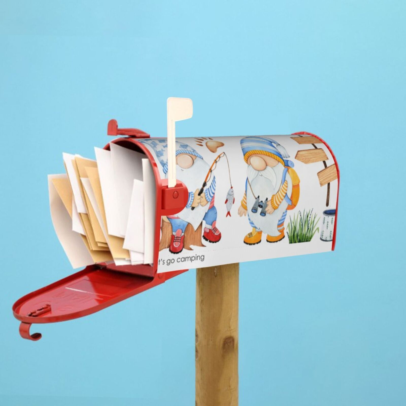 Kdxio Magnetic Mailbox Cover 21x18 in Mailbox Cover Outdoor Decoration Holiday Mailbox Covers for Home Garden Yard-21x18 in