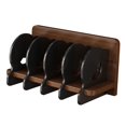 thumbnail image 2 of GROWTH TANK Support en Acrylique pour CD Support Support Rack de Rangement pour CD pour Salon Étagère de Bureau Noir et Brun, 2 of 9