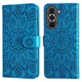 thumbnail image 1 of Funda tipo cartera GANGXUN para Huawei Nova 10 , diseño girasol, cuero PU, soporte, cierre magnético, tarjetero, 1 of 5