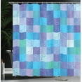 thumbnail image 4 of Ambesonne Nautical Shower Curtain, Collage of Dolphins, 69"Wx70"L, Multicolor, 4 of 5
