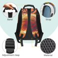 thumbnail image 4 of Bulopur Sporty Boys 17 Inch School Backpack, 4 in 1 Fire Basketball Print Bookbag with Lunch Bag, Water Bottle Holder and Pencil Case for Kids, 4 of 8