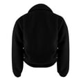 thumbnail image 5 of Sakmal Barn Jacket Fleece Black Coat Fashion Women Jackets Fall XL, 5 of 5