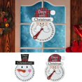 thumbnail image 3 of Boc Festive Santa Countdown Pendant Ornamental Bright-colored Wood Snowman Countdown Pendant for Wall, 3 of 10