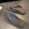 thumbnail image 5 of WIZUTIZ Sandals for Men 2026 Arch Support Flip Flops Plantar Walking Sandals Recovery Flipflops Soft Summer Dressy Beach Non-Slip Comfortable Lightweight Shoes, 5 of 5