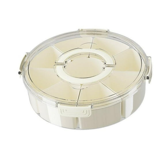 Lipstore Divided Serving Tray Veggie Tray Practical, Snack Box Container, for Charcuterie