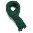 thumbnail image 6 of Wide Knit Ribbed Scarf, 6 of 6