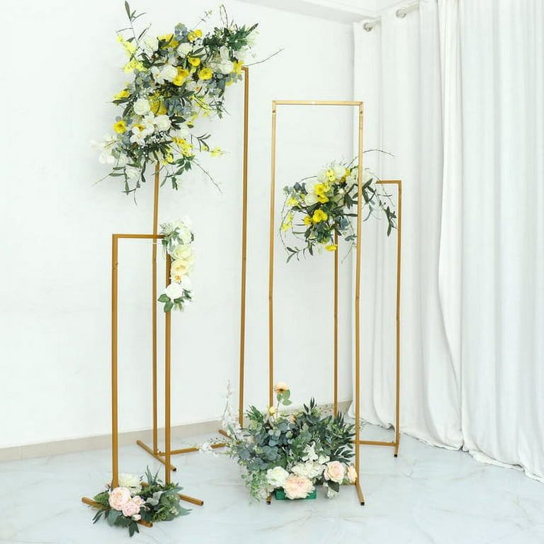 LatestNo Flowers Including Wedding Occassion Gold Plating Metal Floral Stand  Geometric Road Lead Electroplate Square Flower Stand Deco577 From  Weddingdecorworld, $25.05