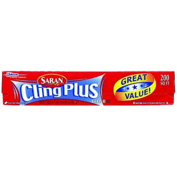 Saran Cling Plus Plastic Food Wrap