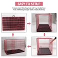 thumbnail image 5 of YRLLENSDAN,Dog Crates for Small Dogs,Small Dog Kennel Indoor,Dog Cages ,Collapsible Dog Crate,Wire Dog Crates,Lndoor,Outdoor,30 Inch,Pink, 5 of 7