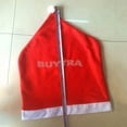 thumbnail image 1 of 1 Pcs Christmas Decorations Happy Santa Red Hat Chair Back Covers Dinner Decor, 1 of 4