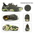 thumbnail image 5 of NIFOFISE Unisex Slip-Resistant Water Shoes, Round Toe, Green, Women 7 / Men 5.5, 5 of 7