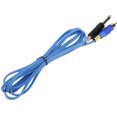 thumbnail image 3 of Máquina de Motor de tatuaje, cable de Clip, conexión de máquina de tatuaje, línea de gancho, cabeza recta RCA (azul), 3 of 10
