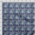thumbnail image 4 of oneOone Velvet Blue Fabric Patchwork Fabric For Sewing Printed Craft Fabric By The Yard 58 Inch Wide, 4 of 4