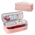 thumbnail image 1 of Bolsa de almacenamiento portátil de gran capacidad para secador de pelo y rizador de pelo, de doble capa, para mujer, 1 of 5