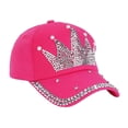thumbnail image 1 of Gorra de beisbol Hugo Imitación Cristal en Forma de Corona Rosa, 1 of 7
