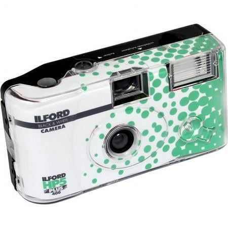 UPC: 0019498174162 | HP5 Plus Black and White Single Use Camera with Built-In Flash and 24+3 Exposure Flim