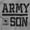 Sport Grey, variant on US Army Son Military Star Logo Men's Graphic T Shirt Tees Brisco Brands S