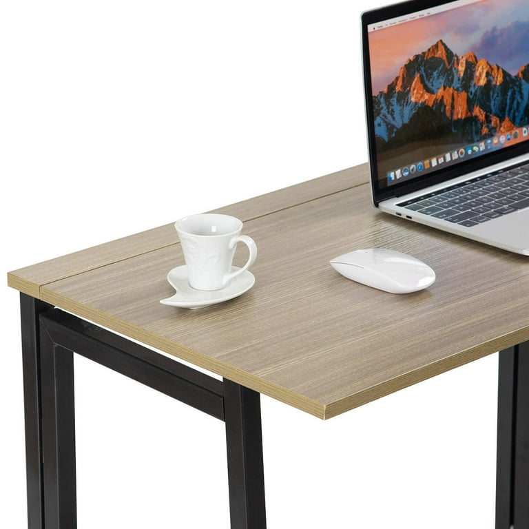 Gymax foldable computer desk home office laptop table writing desk study table outlet
