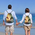thumbnail image 5 of Sigee Castle Red Green Sky Dragon for Drawstring Bag String Backpack for Sports, Gym, Swimming, Beach, Travel-Small, 5 of 6