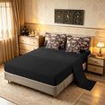 thumbnail image 4 of Erosebridal Gothic Floral Full Size Bedding Sets, Bat Rose Full Size Bed in a Bag, Brown Green, Black Reversible, 7 Pieces, 4 of 6