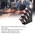 thumbnail image 3 of Soporte Para Vasos De , Dispensador De Soporte De Almacenamiento Para Tazas De Té Con Leche Y Café Con Diseño Al Revés De Plástico Para Encimera, Cocina Y Tienda, 3 of 7