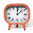 thumbnail image 1 of Stratton Home Decor S19353 Susie Rétro Table en Métal Horloge&44; Corail, 1 of 1
