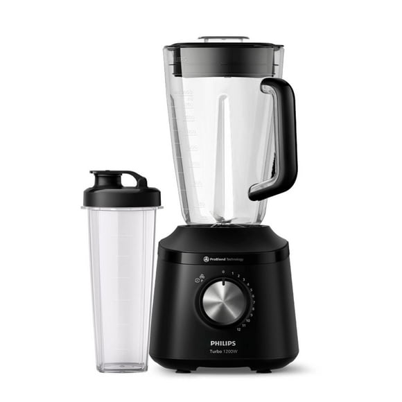 Licuadora Philips Serie 3000 de 1200 W con Jarra de Tritan y Vaso ToGo - HR2263/93